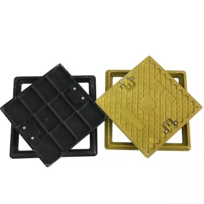 China Depends on Specifications 1000x1000 Manhole Cover for Rain Water Drainage EN 124 B125 for sale