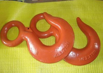 China eye hoist hook with latches for sale