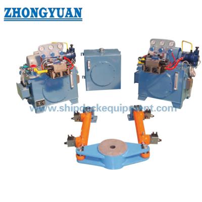 China Elektrische hydraulische hydraulische Steuerung Ram Type Steering Gear Marines zu verkaufen