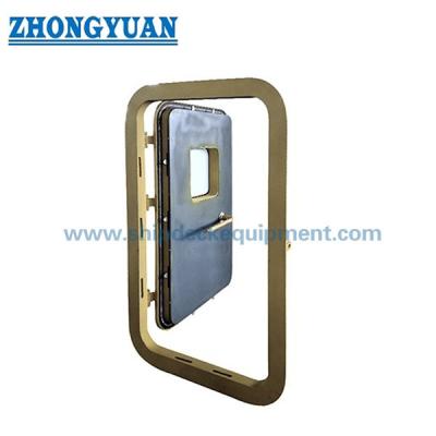 China A60 Fire Proof Watertight Steel Door with Hinges Marine Outfitting for sale