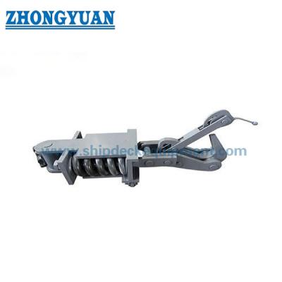 China 400KN Manual Release Spring Type Marine Towing Hook Ship Towing Equipment for sale