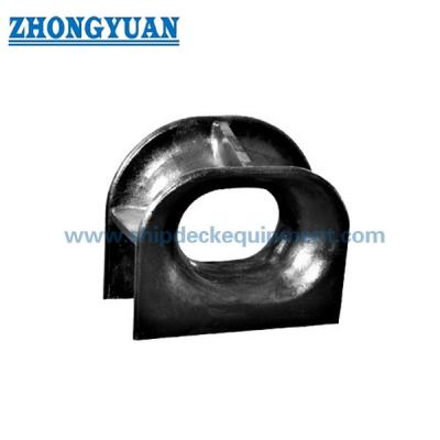 China ISO 13729 Type A Deck Mounted Casting Steel Closed Mooring Chock Ship Towing Equipment for sale