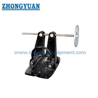 China Casting Screw Bar Type Anchor Chain Stopper CB/T 178 Type A Ship Mooring Equipment for sale
