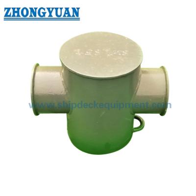 China ISO 13797 Plate Fabricated Pipe Welded Mooring Towing Cruciform Bollards Ship Towing Equipment for sale