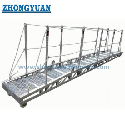 China Tipo del ISO 7061 una pasarela de aluminio de la orilla con la placa Marine Outfitting del Decking en venta