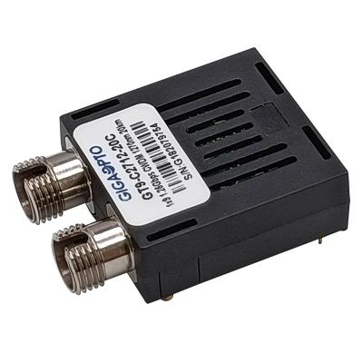 China CWDM 1x9 Transceiver 1.25Gbps 1270nm 1610nm 20km Duplex SC ST FC SMF PECL LVPECL Transceiver Module for sale