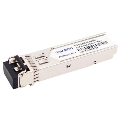 China 850nm 150m Optical Transmitter Module SFP MMF Duplex LC DOM Optical Transceiver Module 4G Fiber Channel for sale