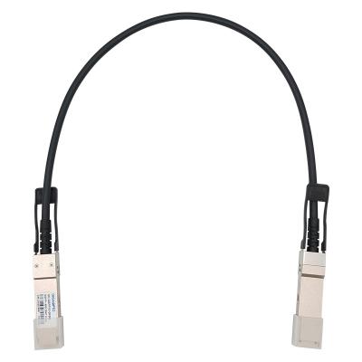 China 40G QSFP+ Direct Attach Cable 30AW Copper Twinax 50CM Passive DAC for sale