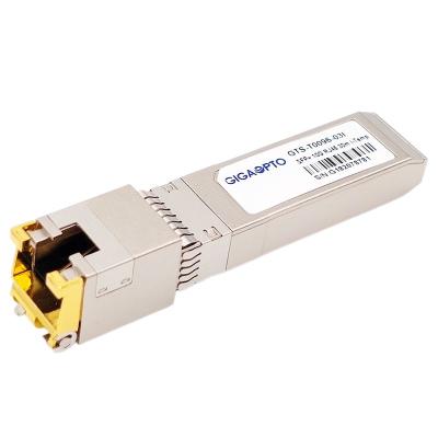 China 10GBASE-T Copper SFP+  Module RJ45 Transceiver 30m Marvell Industrial Operating Temperature for sale