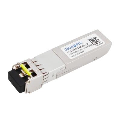 China 100Mbps Compact SFP Dual Bidirectional Optical Transceiver TX1550nm RX1310nm LC 20km DOM for sale