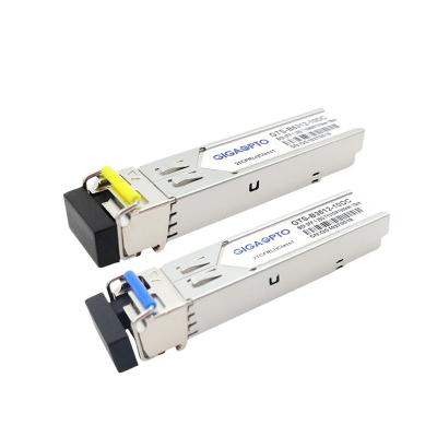 China TX1550nm Compatible SMF Cable Transceivers RX1310nm HP SFP-1G-BXU-10 for sale