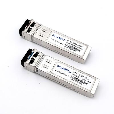 China 25Gbps LC Connector Data Rate Network Fiber Optic Transceiver Te koop