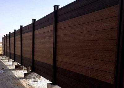 China Recycled Composite WPC Fence Panels Security Low Maintenance for sale