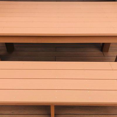 China Embossed WPC Decking Panel Anti Slip Wood-Plastic Composite Decking Panel ISO for sale