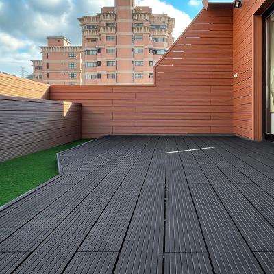 China natural WPC Outdoor Decking Panel Boards Recycled Decking Boards UV Resistant for sale