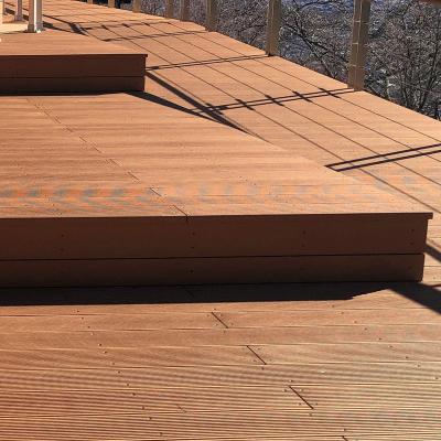 China Composite WPC Decking Panel Material slip resistant And Eco Friendly for sale