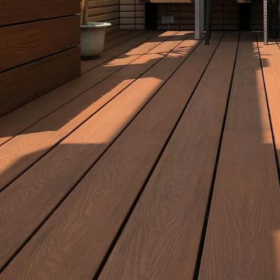 China 3D Wood Plastic Composite Cladding Decking Outdoor Plastic Deck Boards WPC for sale