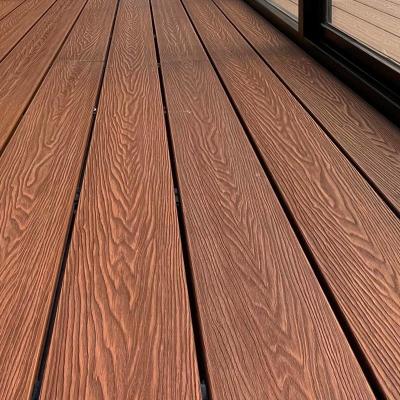 China Safety 3D Composite Decking Fire Resistant Composite Backyard Deck Board for sale