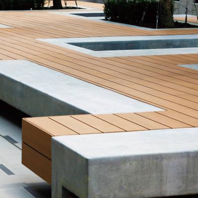 China Wood Plastic WPC Floor Decking Outdoor Engineered Flooring Type for sale