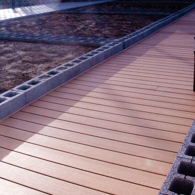 China Commercial WPC Floor Decking Lightweight WPC Decking Board Suppliers for sale