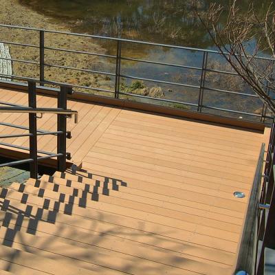 China Outdoor WPC Floor Decking Extruded Customized WPC Decking Floor for sale