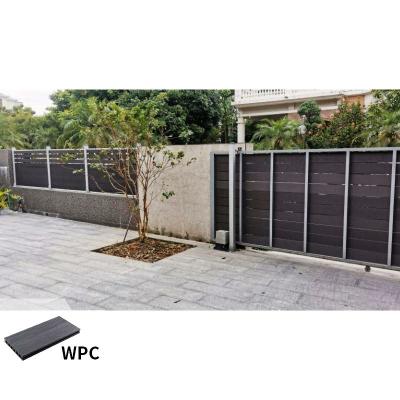 China Commerciële WPC-paneelplaat Hout-plastic composietplaat poorten lichtgewicht Te koop