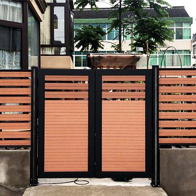China High Privacy WPC Gate Panel Sturdy Custom WPC Panel Board ISO for sale