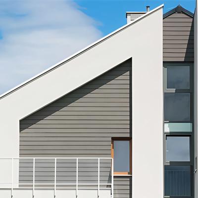 China Commercial WPC Wall Cladding Anti Slip Exterior Synthetic Wood Cladding for sale