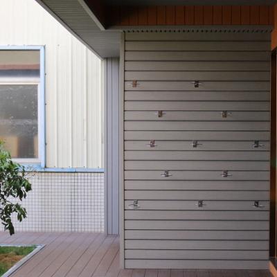 China Synthetic WPC Wall Cladding lightweight Wood Plastic Exterior Wall Cladding for sale