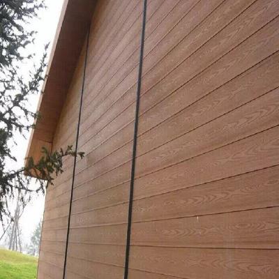 China Exterior WPC Wall Cladding UV Resistant Synthetic Wood Wall Panels CE for sale