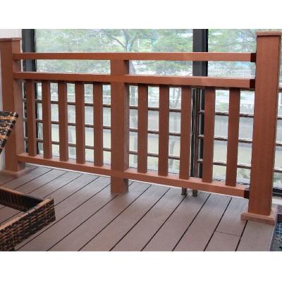 China Custom WPC Hand Railing UV Resistant Balustrade WPC Recycled Materials for sale