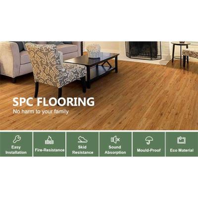 China Residential Luxury SPC Flooring Interior SPC Plank Flooring BP Texture for sale