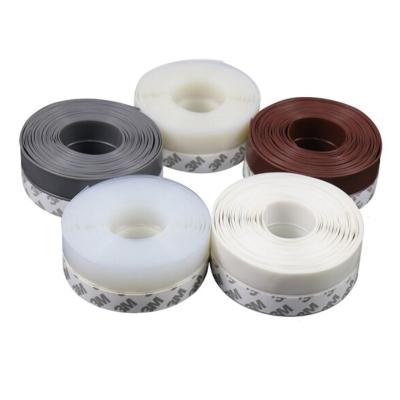 China 25mm Self Adhesive Door Sweep Draft Stopper Silicone Rubber Door Seal Anti Collision for sale