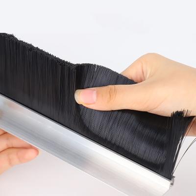 China F Type Nylon Brush Under Door Brush Strip Cold And Heat Insulation for sale
