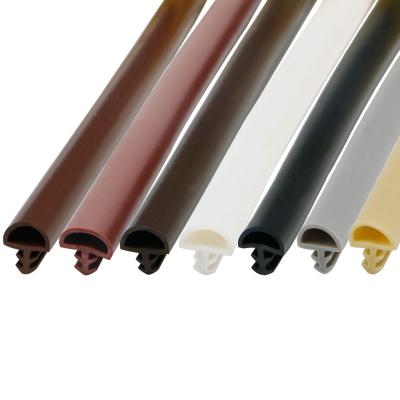 China Soft PVC T Shaped UPVC Door And Window Seal Anti Collision for sale