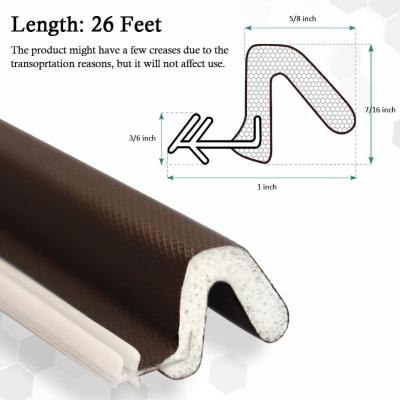 China Non Flammable Low Compression Self Adhesive V Shape Weather Stripping for sale