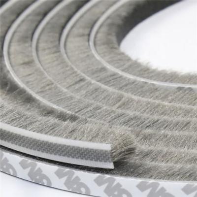 China 4*5mm 5*5mm 6*6mm Wool Pile Weather Strip Door Draught Excluder Brush for sale