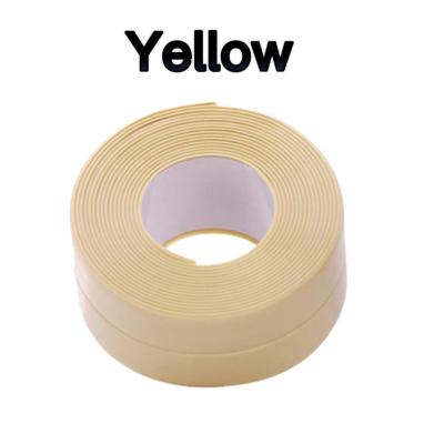 China 1mx3.8cm Kitchen Sealing Strip PVC Nano Self Adhesive Caulking Tape for sale