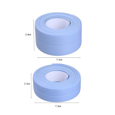 China Self Adhesive PVC Waterproof Sealing Tapes Kitchen Sealing Strip Mildew Proof for sale