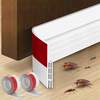 China Self Adhesive Soundproof Dustproof Door Bottom Sweep Strip For Exterior & Interior Doors for sale