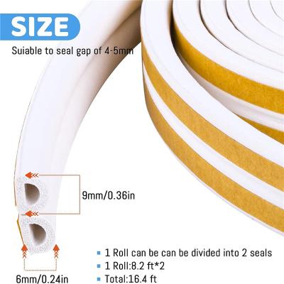 China Neoprene espuma cinta aislante de puerta 1 4 pulgadas espuma de espesor desprender el tiempo en venta