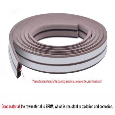 China EPDM Door And Window Weatherstrip Gap Blocker Insulation Seal Strip With Self Adhesive Tape for sale