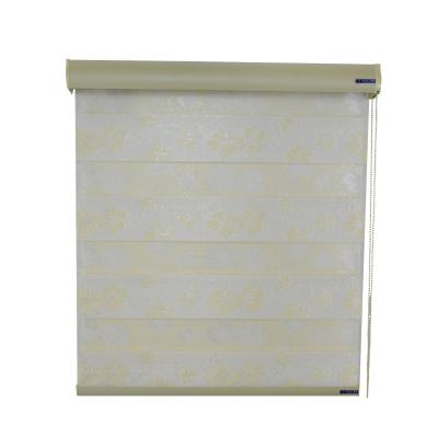 China Zebra Pattern Blackout Double Roller Blinds Waterproof For Office for sale