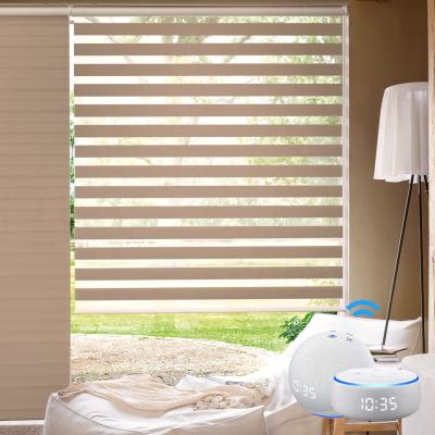 China Durable Electric Zebra Blind Curtain Automatic For Office Hotel for sale