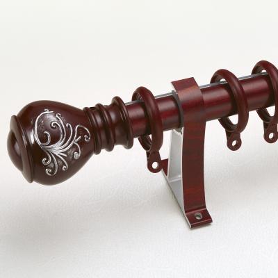China Australia 29mm Wood Products Resin Back Drop Carved Plastic Hardware Pelmet Curtain Pole Aluminum for sale