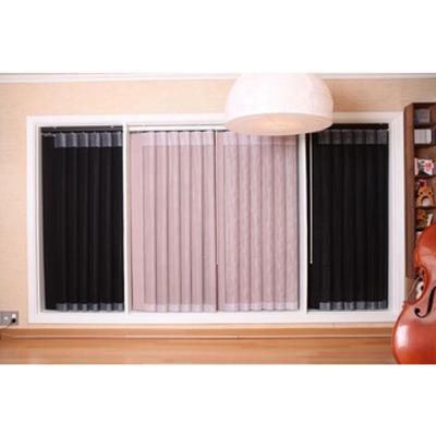 China Electric Modern Vertical Fabric Blinds , Pink Window Blinds For Luxury Home for sale