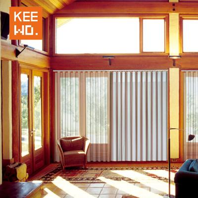 China Sheer Fabric Window Vertical Blinds With Minimalist Modern Style for sale