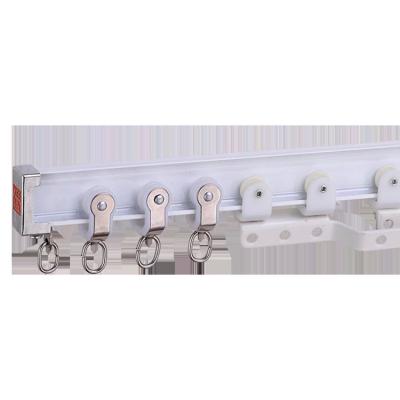 China Curved Curtain Track , Bay Window Curtains Rail Aluminium Metal Material for sale