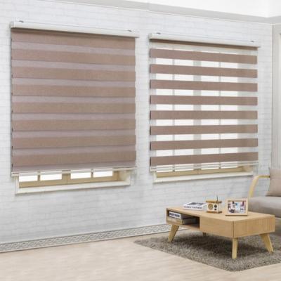 China Aluminum Slat 610gsm Hotel Type Curtains 60mm Anti Uv Pvc Polyester Material for sale