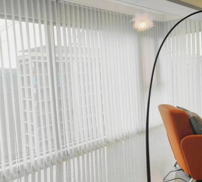 China O vertical manual luxuoso da janela cega o tamanho de 89mm 127mm para a conferência do hotel à venda